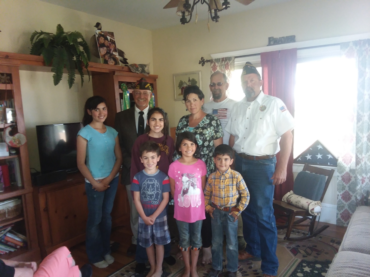 Presentation of check for $2600 to family of Javier Ortega 